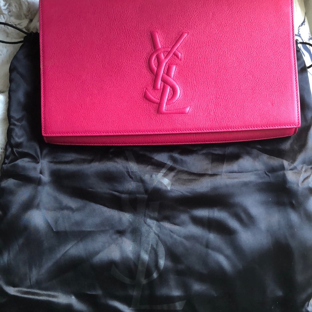 Authentic YSL classic clutch